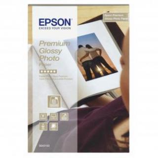 Epson Premium Glossy Photo Paper, C13S042153, foto papier, lesklý, biely, Stylus Color, Photo, Pro, 10x15cm, 4x6", 255 g/m2, 40 ks