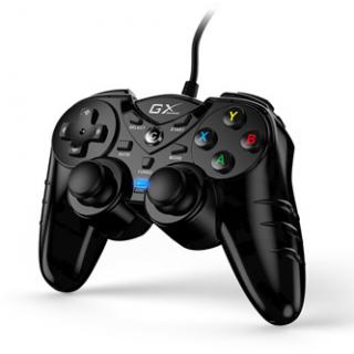 Gamepad Genius GX Gaming GX-17UV, 17tl., USB/PS3, čierny