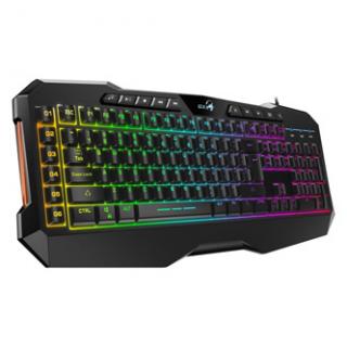 Genius GX GAMING Scorpion K11 Pro, klávesnica CZ/SK, herná, programovateľné klávesy typ drôtová (USB), čierna, nie, multimediálne