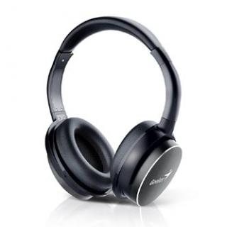 Genius HS-940BT, slúchadlá s mikrofónom, ovládanie hlasitosti, čierna, bluetooth