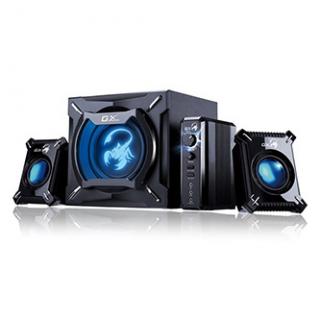 Genius reproduktory GX GAMING SW-G2.1 2000, 2.1, 45W, čierne, ovládanie hlasitosti, 3,5 mm jack (USB)