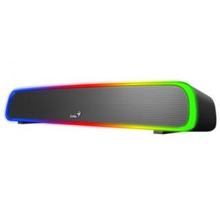 Genius SoundBar 200BT, 2.0, 4W, čierny, regulácia hlasitosti, podsvietené, 3,5 mm jack/ bluetooth, 120Hz-20kHz