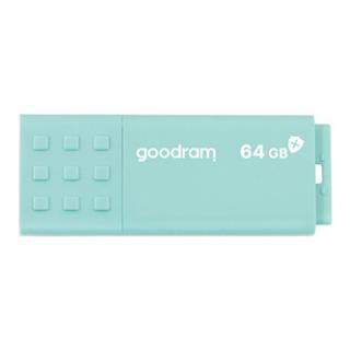 Goodram USB flash disk, USB 3.0, 64GB, UME3, UME3, azúrový, UME3-0640CRR11