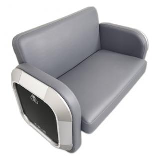 Herné dvojitá sofa E-blue EEC346-21, šedá