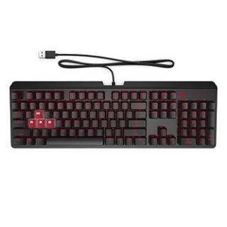 HP Omen by HP Encoder, klávesnica CZ/SK, herná, mechanická, podsvietená typ drôtová (USB), hnedá