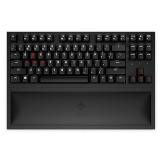 HP Omen Spacer TKL, klávesnica integrovaná, US, herná, mechanická, podsvietená typ 2.4 [GHz], bezdrôtová, čierna