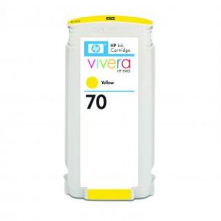 HP originál ink C9454A, HP 70, yellow, 130ml