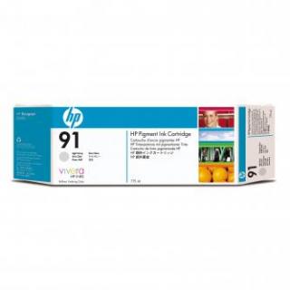 HP originál ink C9466A, HP 91, light grey, 775ml