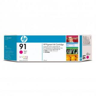 HP originál ink C9468A, HP 91, magenta, 775ml