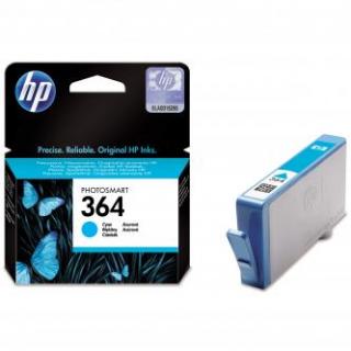 HP originál ink CB318EE, HP 364, cyan, blister, 300str.