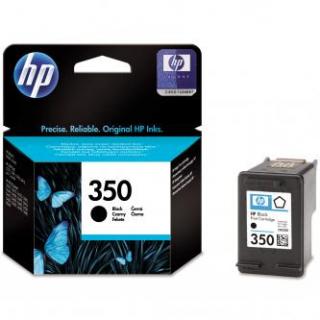 HP originál ink CB335EE, HP 350, black, 4,5ml
