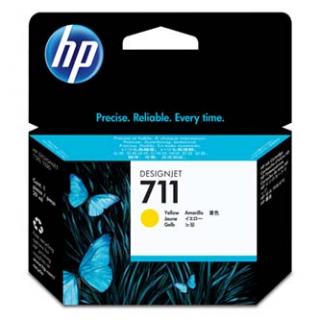 HP originál ink CZ132A, HP 711, yellow, 29ml