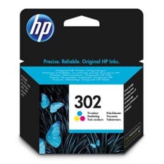 HP original. ink F6U65AE, HP 302, color, 165/165/165str., 4ml