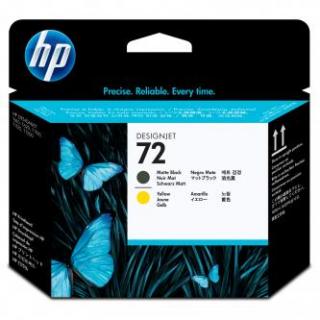 HP originál tlačová hlava C9384A, HP 72, matte black/yellow