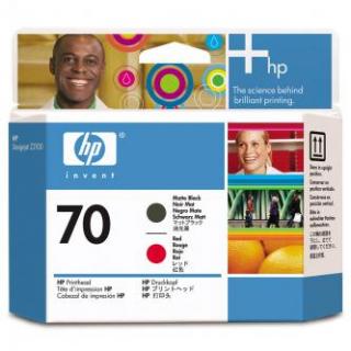 HP originál tlačová hlava C9409A, HP 70, black/red