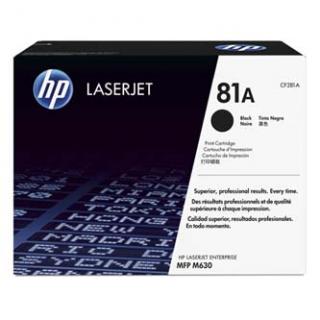 HP originál toner CF281A, HP 81A, black, 10500str.