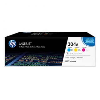 HP originál toner CF372AM, HP 304A, CMY, 8400 (3x2800)str., 3x900g, 3ks