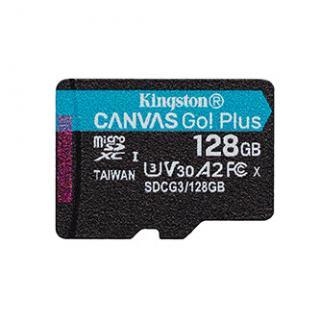 Kingston pamäťová karta Canvas Go! Plus, 128GB, micro SDXC, SDCG3/128GBSP, UHS-I U3, A2, V30