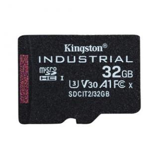 Kingston pamäťová karta Industrial C10, 32GB, micro SDHC, SDCIT2/32GBSP, UHS-I U3 (Class 10), V30, A1, pSLC karta