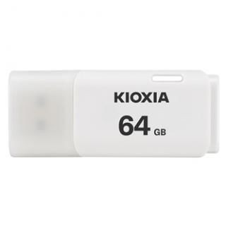 Kioxia USB flash disk, USB 2.0, 64GB, Hayabusa U202, Hayabusa U202, biely, LU202W064GG4