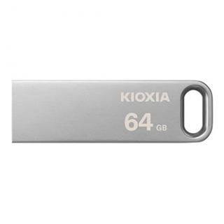 Kioxia USB flash disk, USB 3.0, 64GB, Biwako U366, Biwako U366, strieborný, LU366S064GG4