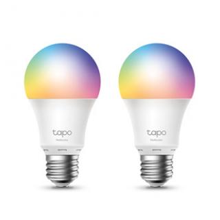 LED žiarovka TP-LINK Tapo L530E, E27, 220-240V, 8.7W, 806lm, 6000k, RGB, 15000h, chytrá Wi-Fi žárovka, 2 kusy v balení