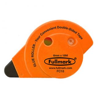 Lepiaci roller permanent, fluorescenčný oranžový, 6mm x 18m, Fullmark