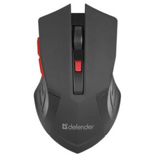 Myš bezdrôtová, Defender Accura MM-275, čierna, optická, 1600DPI