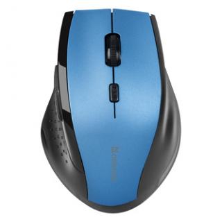 Myš bezdrôtová, Defender Accura MM-365, čierno-modrá, optická, 1600DPI