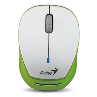 Myš bezdrôtová, Genius Micro Traveler 9000R V3, bielo-zelená, optická, 1200DPI