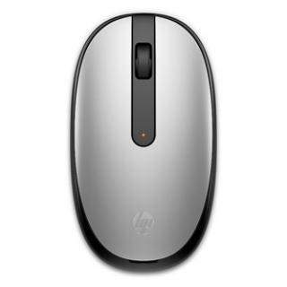 Myš bezdrôtová, HP 240, strieborná, optická, 1600DPI