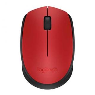 Myš bezdrôtová, Logitech M171, červená, optická, 1000DPI