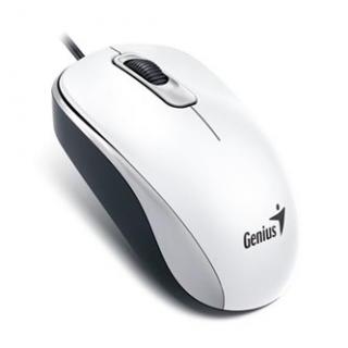 Myš drôtová, Genius DX-110, biela, optická, 1000DPI