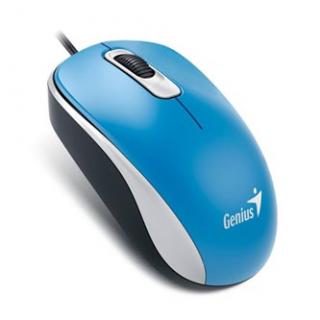 Myš drôtová, Genius DX-110, modrá, optická, 1000DPI