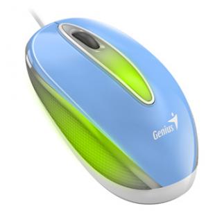 Myš drôtová, Genius DX-Mini, modrá, optická, 1000DPI