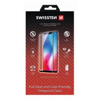 Ochranné temperované sklo Swissten, pro Apple iPhone 11 PRO MAX, čierna, case friendly and color frame