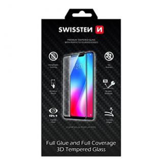 Ochranné temperované sklo Swissten, pro Apple iPhone 13/13 PRO, čierna, ultra durable 3D full glue
