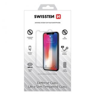Ochranné temperované sklo Swissten, pro Apple iPhone 6/6S, čierna, Defense glass