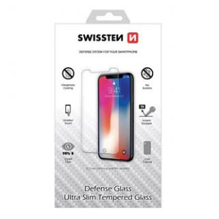 Ochranné temperované sklo Swissten, pro Apple iPhone SE 2020, čierna, Defense glass