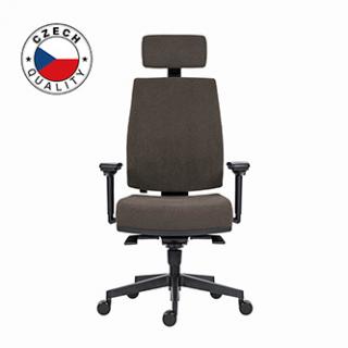 Powerton Kancelárske ergonomické kreslo Jana, Šedé