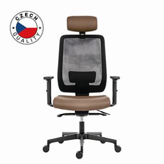 Powerton Kancelárske ergonomické kreslo Lucie, Béžové