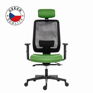 Powerton Kancelárske ergonomické kreslo Lucie, Zelené