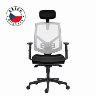 Powerton Kancelárske ergonomické kreslo Tina, Čierne