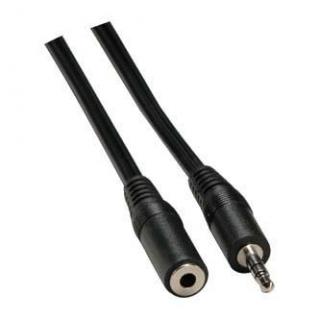 Predĺžovací audio kábel Jack (3.5mm) samec - Jack (3.5mm) samica, 2m, čierna