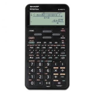 Sharp Kalkulačka EL-W531TL, čierna, vedecká, bodový displej, plastový kryt