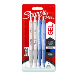 Sharpie, gélové pero S-Gel Fashion, mix farieb, 4ks, 0.7mm