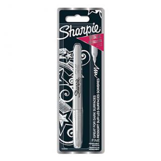 Sharpie, popisovač Metallic, strieborný, 1ks, 1.4mm, permanentná