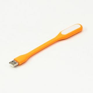Svetlo k notebooku, pogumované, oranžové, USB