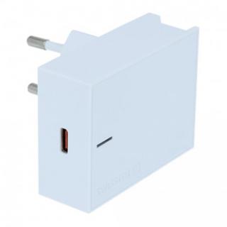 SWISSTEN Sieťový adaptér 25W, 1 port, USB-C, kábel USB-C, Samsung Super fast charging, stojan na telefón