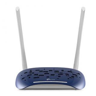 TP-LINK modem s routerom TD-W9960 2.4GHz, IPv6, 300Mbps, externá pevná anténa, 802.11n, VDSL/ADSL, rodičovská ochrana, prepäťová o